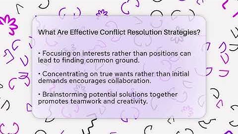 What Are Effective Conflict Resolution Strategies? - The Personal Growth Path