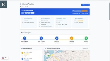 Courier Tracking Website Script 2025 | Shypdirect Laravel Shipping System