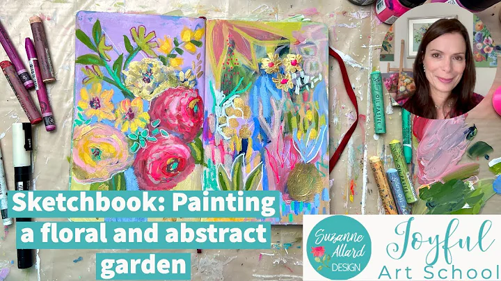 Sketchbook Painting: A floral and garden spread