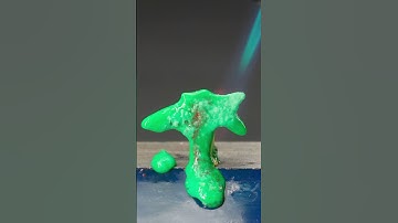 Burning pink plasticine fire  | #asmr #experiment #macro