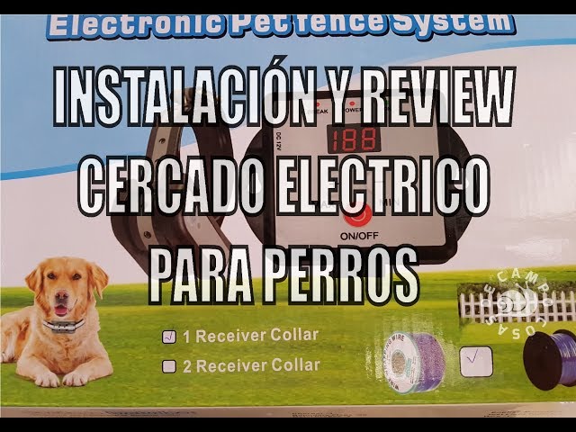 Cercado electrico para perros, Instalación y review. 
