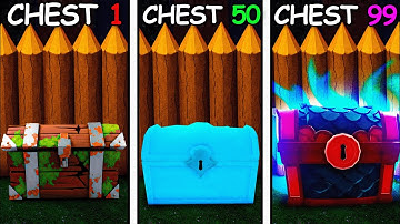 Opening EVERY Chest in 99 Nights in the Forest!