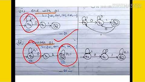 Design a NFA that accepts strings start/ end/ contains 01  - lecture27/toc