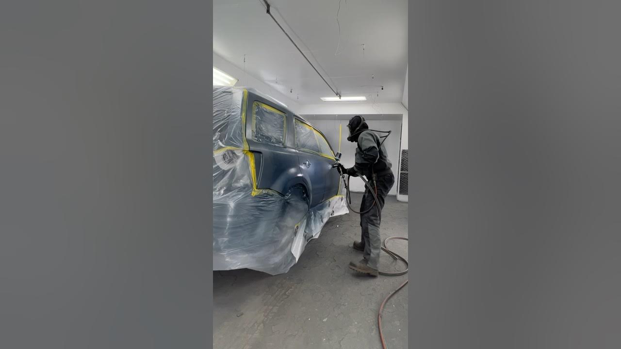 HOW TO SPRAY PAINT WET ON WET TECHNIQUE car automobile paintlife 