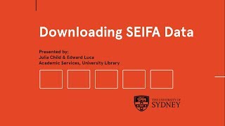 Downloading SEIFA Data Downloading SEIFA Data