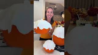 AIR CLAY GHOST PUMPKINS DIY The Cutest DIY of the Season #halloween #trending #diy #halloweendecor