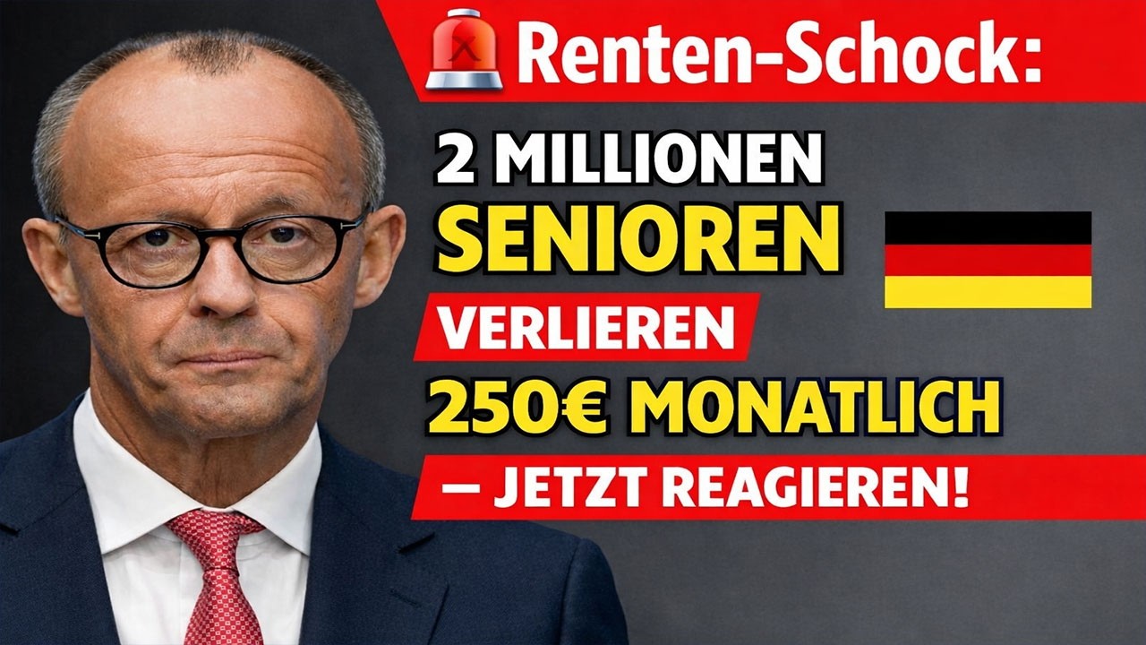🚨 Renten-Schock: 2 Millionen Senioren verlieren 250€ monatlich – Jetzt reagieren!