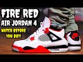 Air Jordan 4 FIRE RED 2020 ON FEET REVIEW! WATCH BEFORE You BUY! BEST GR JORDAN Of 2020? WORTH $200?