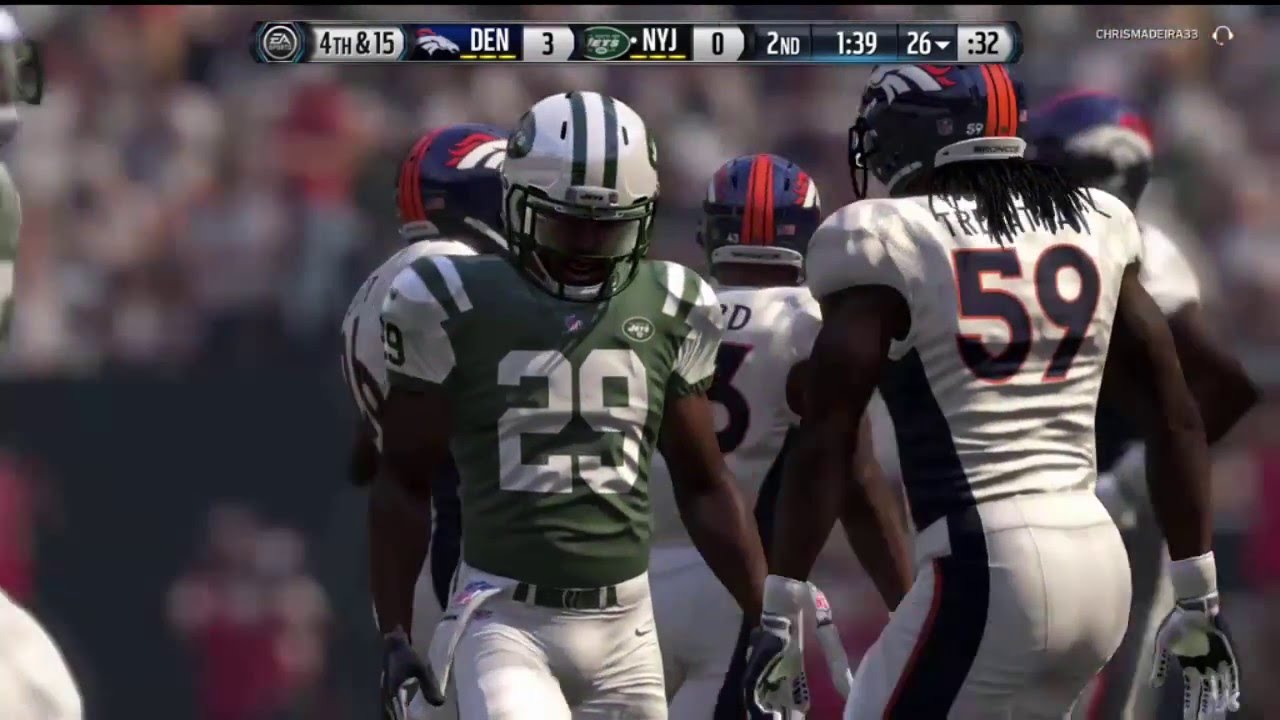 MADDEN NFL 16 Online Gameplay #1 - Jets vs. Broncos (Xbox One)