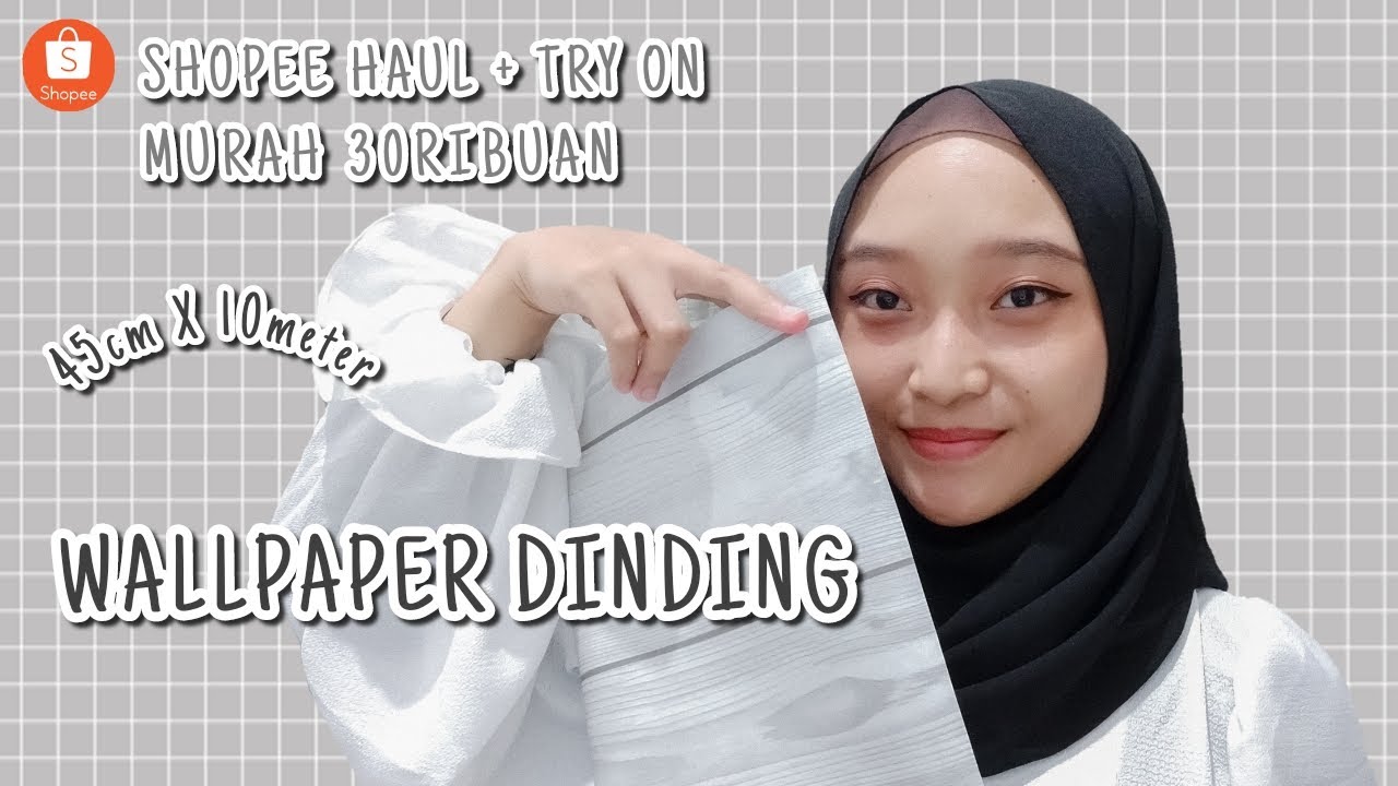 SHOPEE HAUL MEMBUAT BACKDROP UNTUK PHOTOSHOOT DIRUMAH AJA 