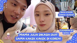 LAGI NUNGGU SUAMI BELI MINUM MALAH DIKASIH DUIT SAMA KAKEK KAKEK DI KOREA?! l Vlog ke Korea Day 4