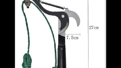 Đầu kéo cắt tỉa cành cây trên cao hái quả rất tiện