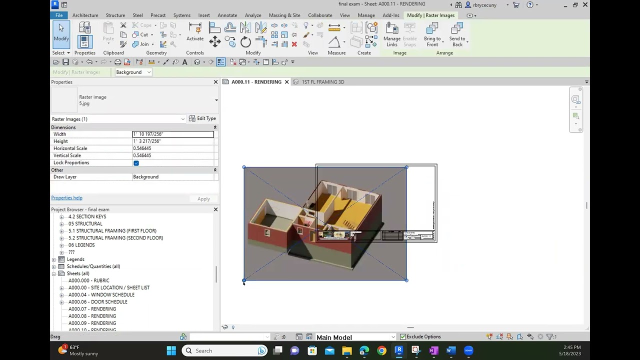 Revit. the benefit of "linked images" over "imported images" Hint: saves time!