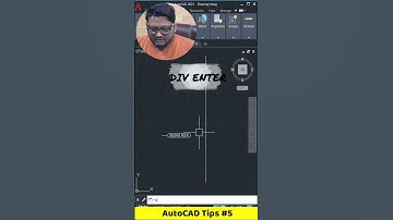 AutoCAD tip 5 how to use Block in Divide Command #autocadtips #dividewithblock