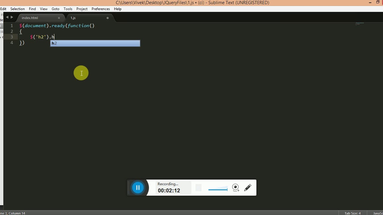 jquery tutorial part 4 in marathi language v365tech - YouTube