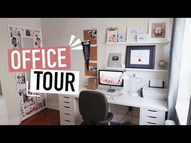 Home Office Tour // Desk Inspo, Study Essentials, and Notes