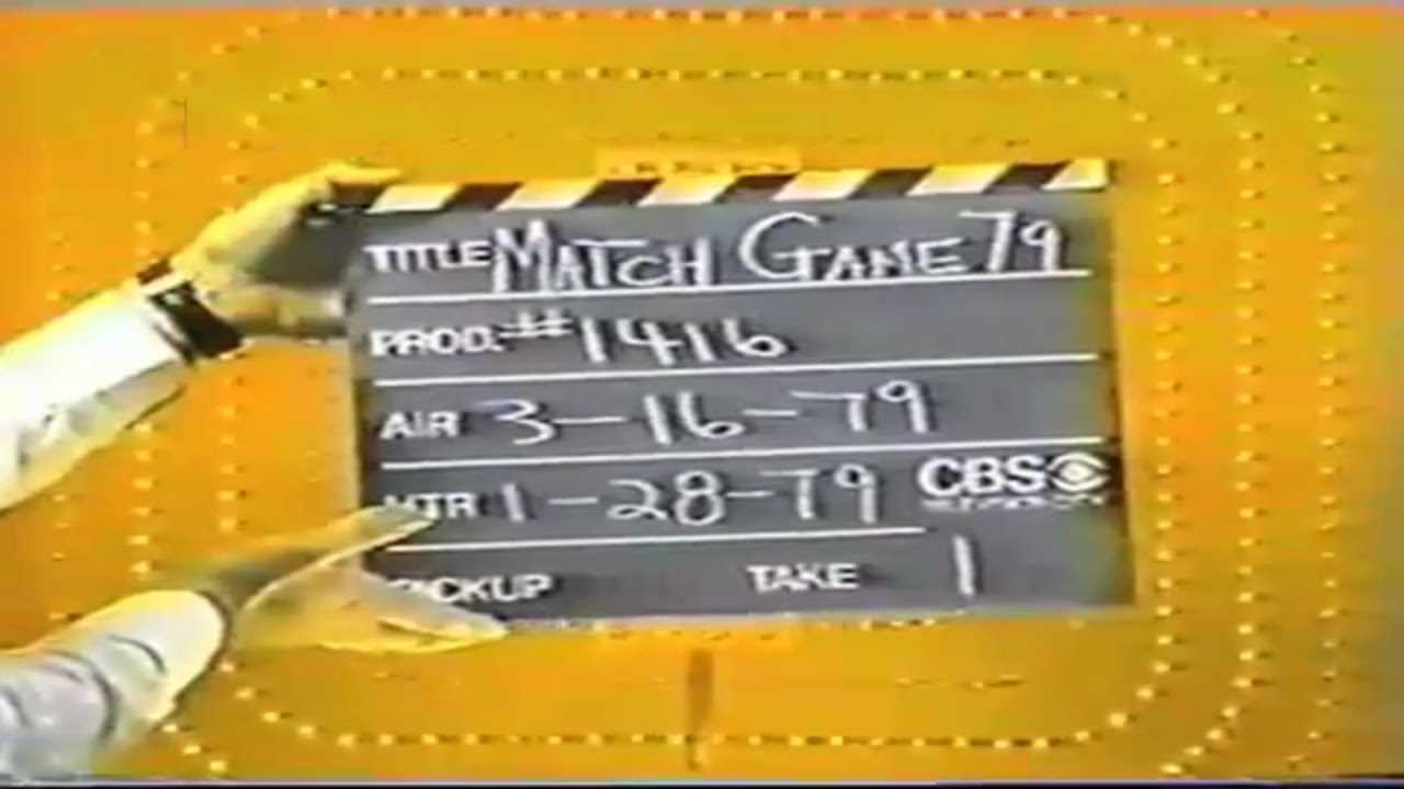 Match Game '79 Segment 1 With Director's Cues YouTube