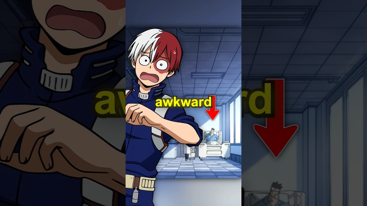 Shoto and Endeavour awkward moment 😭 