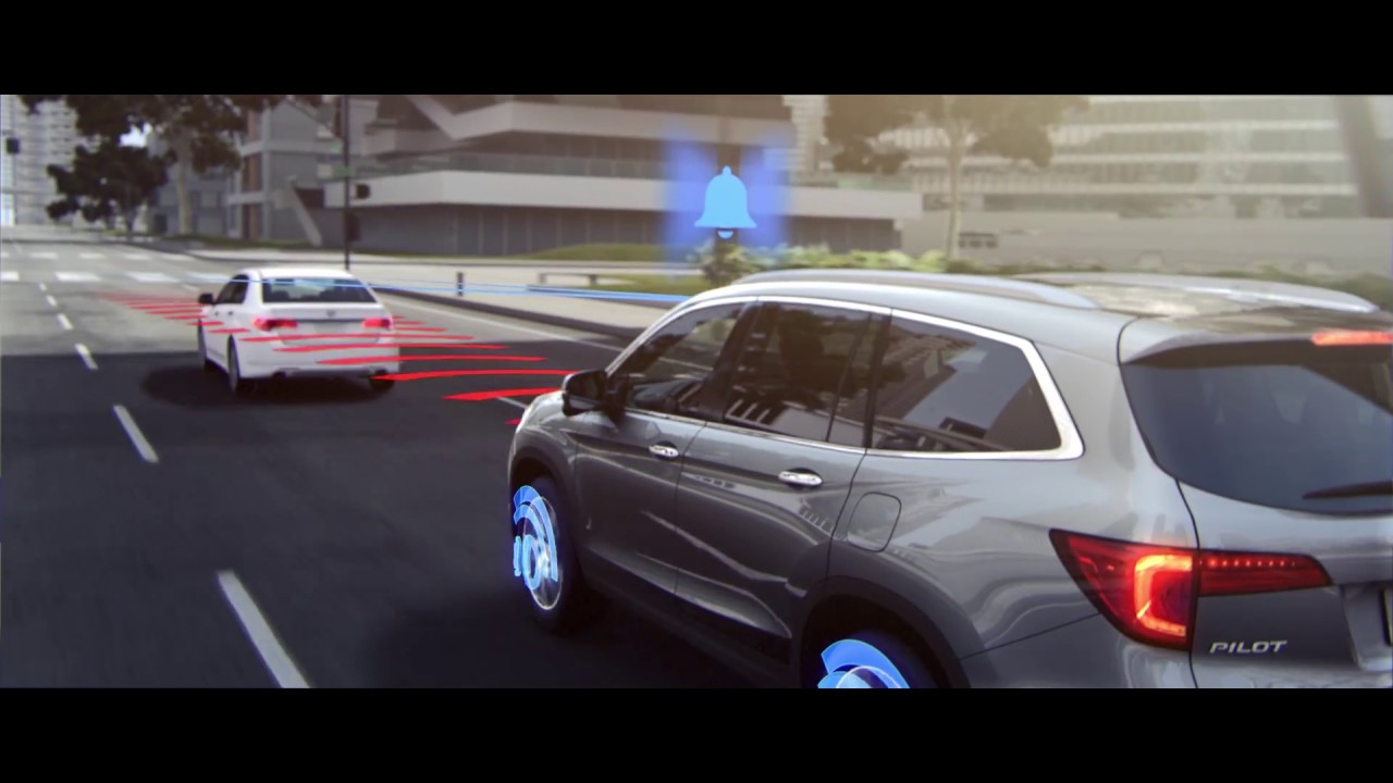 Honda Pilot 2017_Collision Mitigation Braking System™ CMBS®1 YouTube
