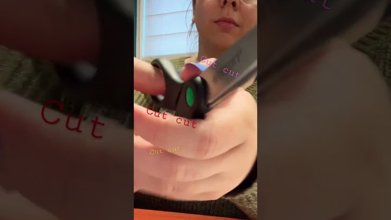 FAST SCISSOR SOUNDS ✂️ ASMR