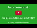 21a de januaro 2022 - Prelego de Anna Lowenstein