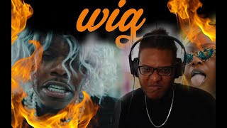 HE GOT ANOTHER ONE!! | DaBaby ft. MoneyBagg Yo - WIG [Official Audio] | REACTION!!!