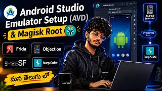 Details Android Studio Emulator Setup (AVD) + Magisk Root | Frida | Objection | Burp Suite | MobSF Update