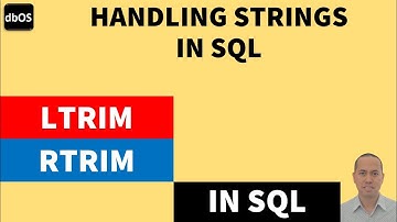 LTRIM/RTRIM/TRIM in SQL | LTRIM and RTRIM string functions