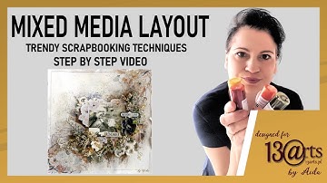 Mixed media layout tutorial