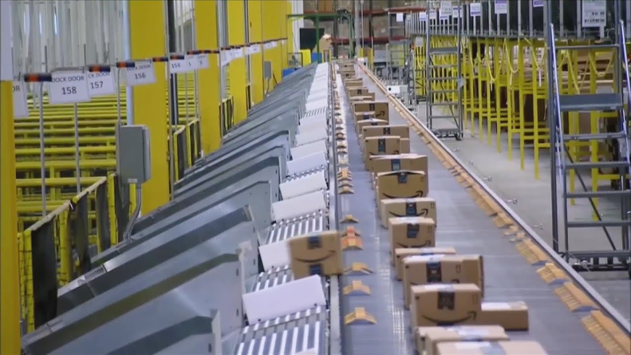 Amazon Fulfillment Center gives a sneak peek inside facility progress ...