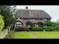 Mystical foggy walk in an english village  great coxwell england