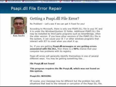 Psapi.dll Error Fix - Psapidll.com