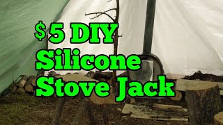 100. DIY Silicone Stove Jack for Hot Tent or Tarp Shelter - Under $5.