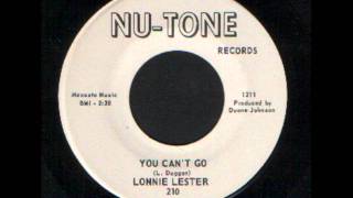 Lonnie Lester - you can&#39;t go - Northern Soul funk.wmv