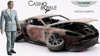 Aston Martin Restoration Abandoned in 10 minutes | James Bond Casino Royale’s Car | Model Cars