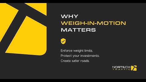 Nortech Traffic - Weigh in Motion