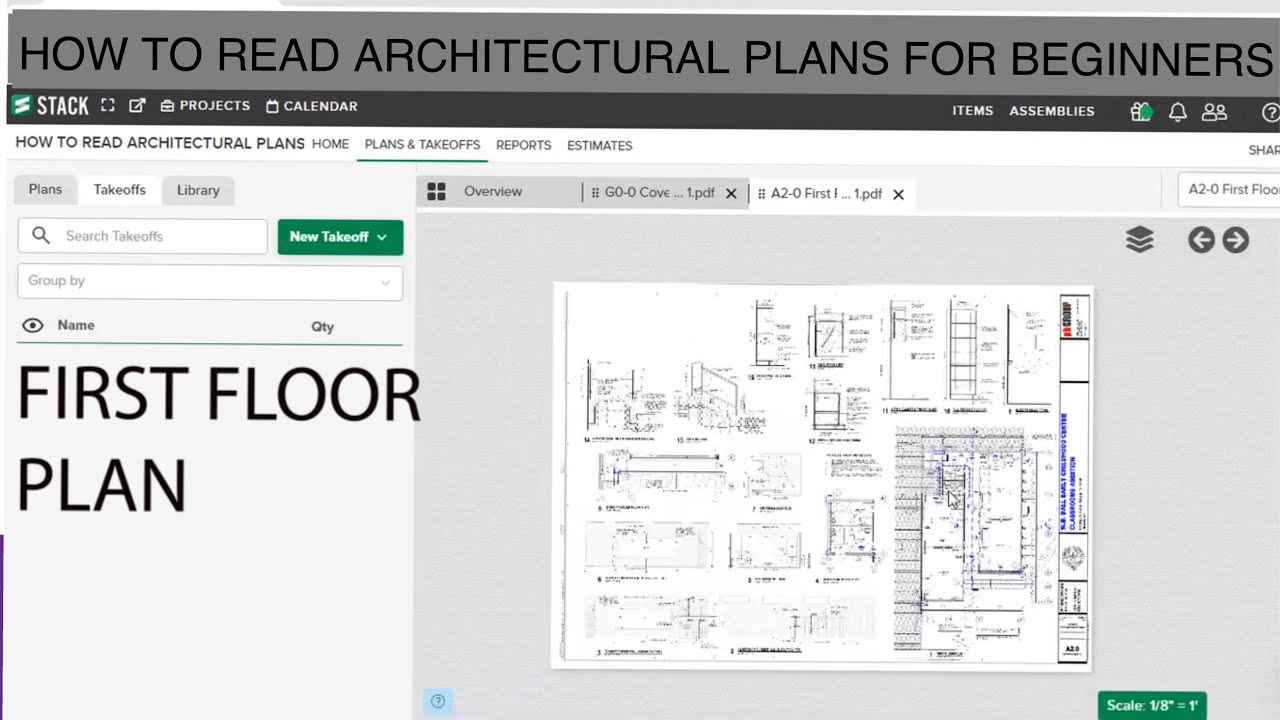 HOW TO READ AND UNDERSTAND ARCHITECTURAL PLANS FOR BEGINERS - YouTube