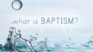 THE PURPOSE OF WATER BAPTISM  | DAVID LAMB | 2014