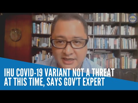 IHU COVID-19 variant not a threat at this time, says gov’t expert