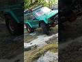 Jeep XJ Rc crawling at the Fraser river