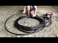 Как можно протянуть шнур в 25 метровую трубу