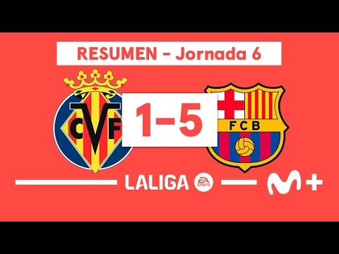 Villarreal CF 1-5 FC Barcelona | LALIGA EA SPORTS (Jornada 6) - Resumen ...
