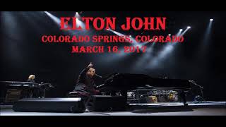 Elton John Colorado Springs, Colorado March 16, 2017