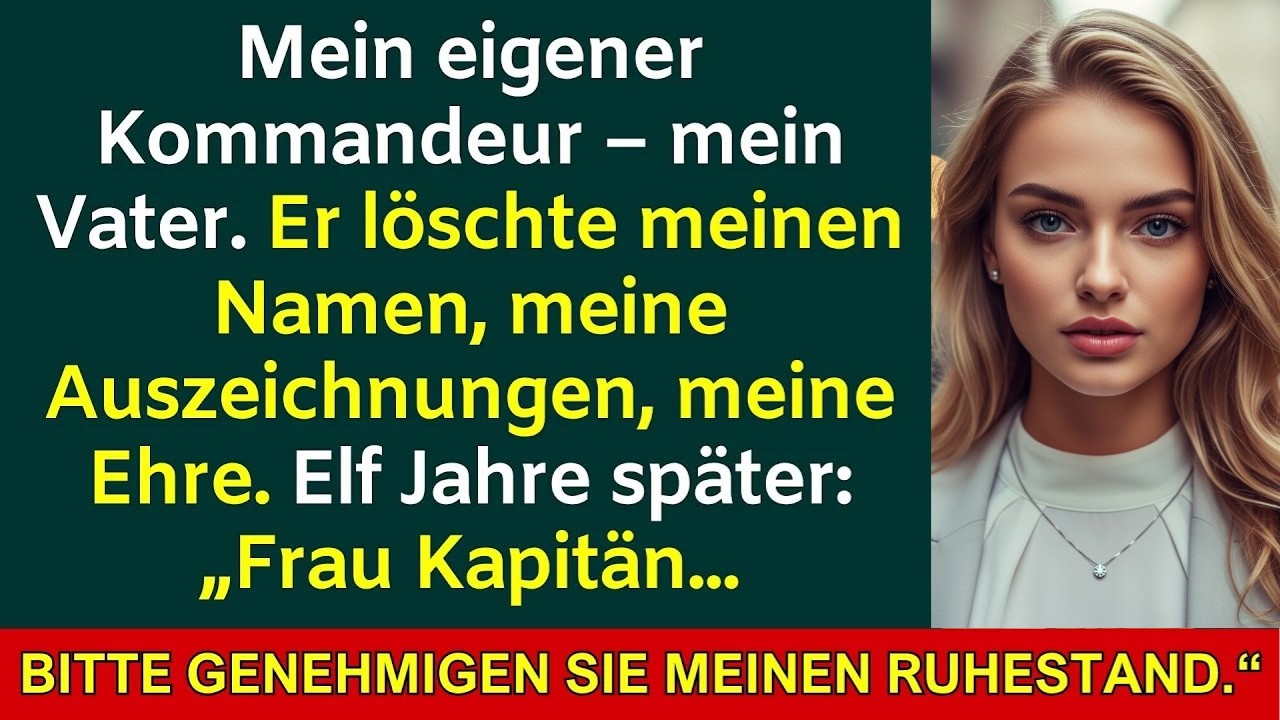 Er war mein Kommandeur und mein Vater – bis er mich zerstörte und um Vergebung bitten musste...