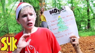 noahs lost christmas list challenge superherokids funny family videos