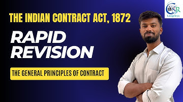INDIAN CONTRACT ACT 1872 | RAPID REVISION |SEC 1-75 | CA FOUNDATION | JUNE 2024 EXAM|