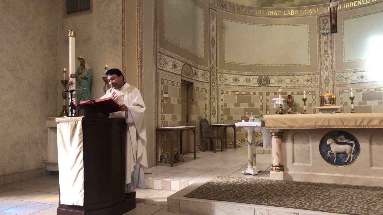 Bilingual Mass at Sacred Heart Catholic Church (4/26/2020)