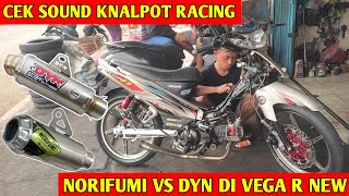 CEK SOUND KNALPOT RACING 2MERK DI VEGA R NEW SPEK STD HARIAN KLEP STD 