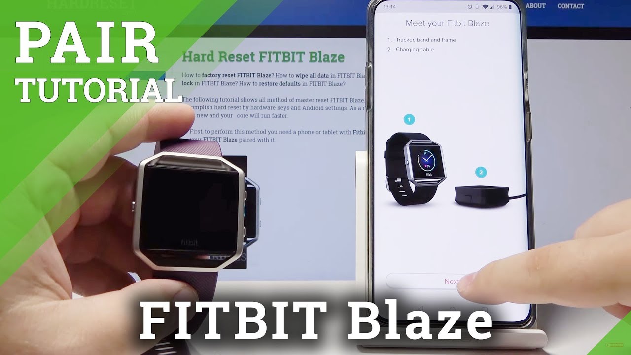 How to Pair FITBIT Blaze with 