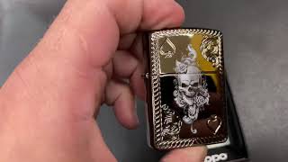 Spade & skull design Zippo 29666